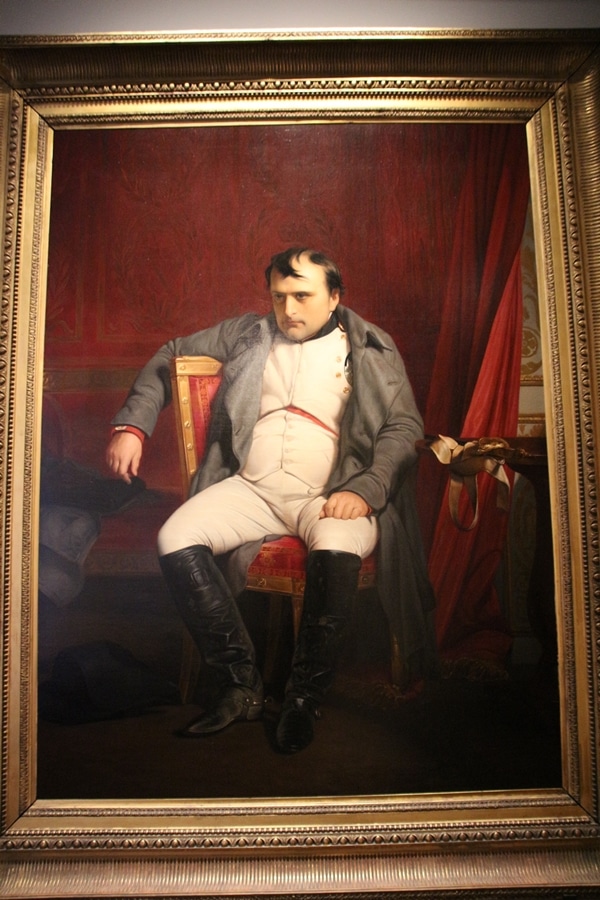 a painting of an older Napoleon