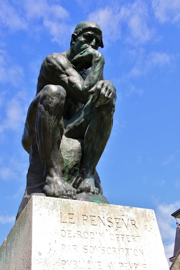 The Thinker sculpture