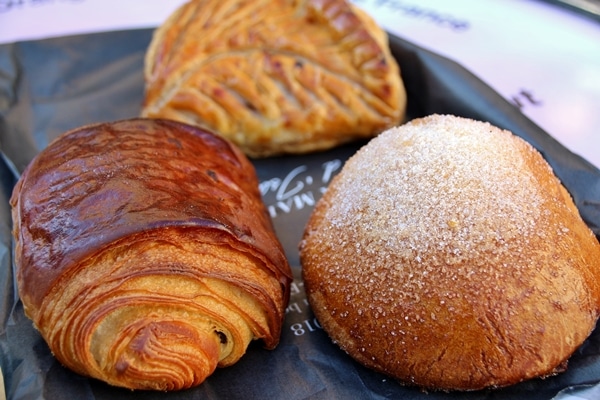 a selection of 3 French pastries