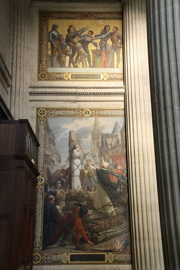 religious paintings in a church