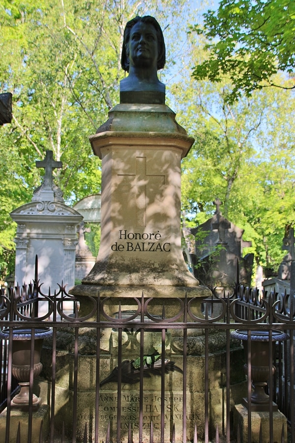 Honore de Balzac\'s grave