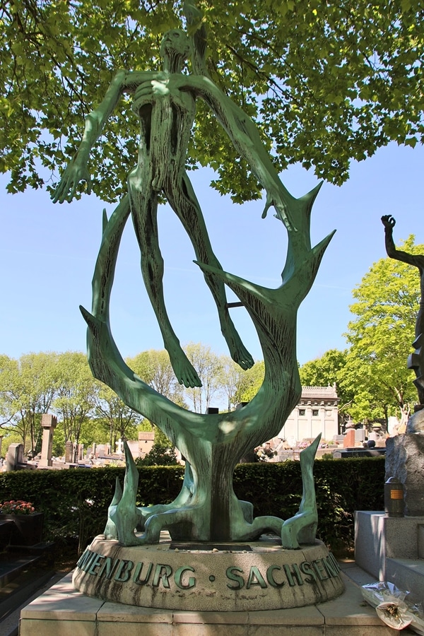 a monument in a cemetery