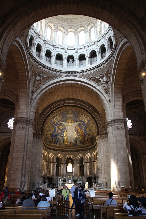 church altar under a large dome