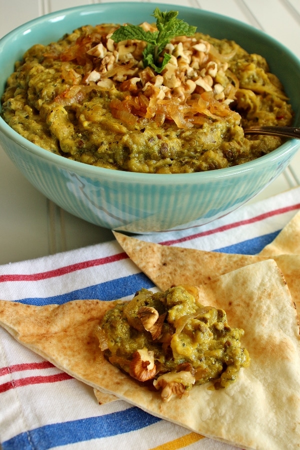 Kashke Bademjan (Persian Eggplant Dip) | Mission: Food