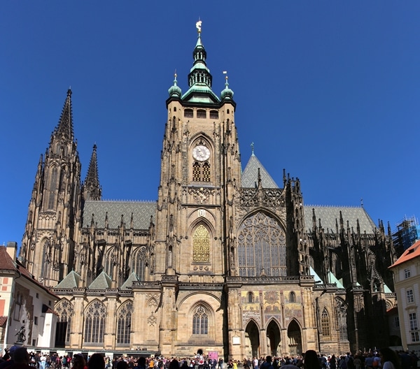 view of a large church