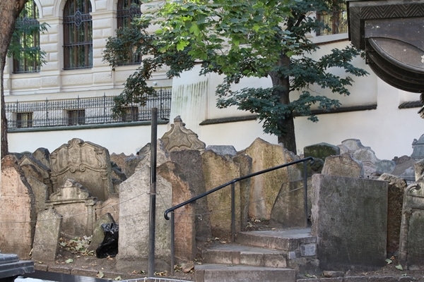 an old cemetery