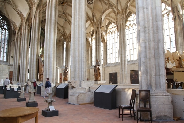 statues inside a church