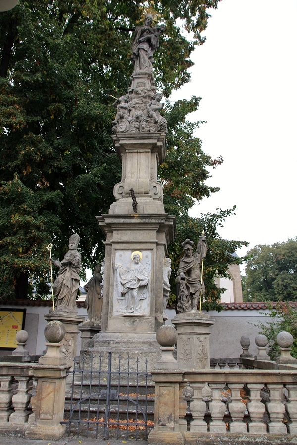 a stone monument