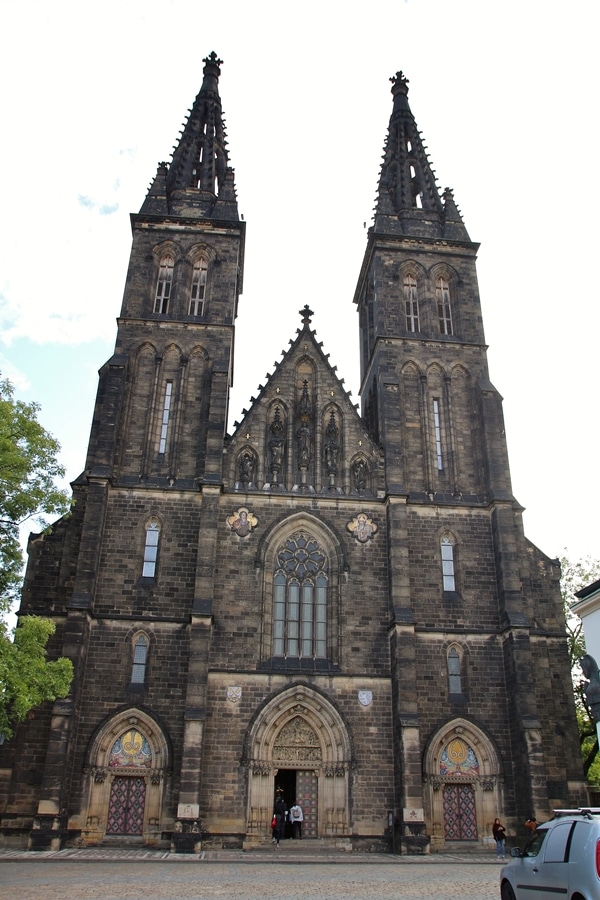 large church with 2 towers