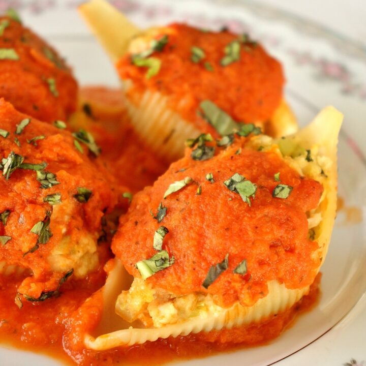 Crab Stuffed Shells with Orange-Scented Tomato Sauce - Mission Food ...