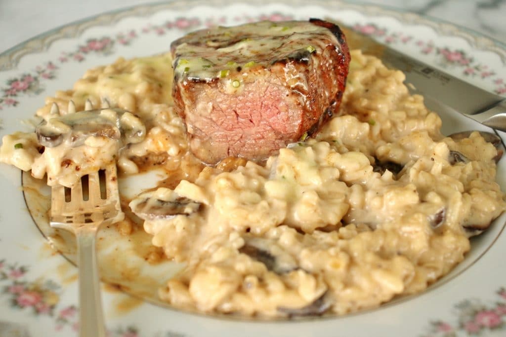 Le Cellier Filet Mignon with White Truffle Butter Sauce Mission Food