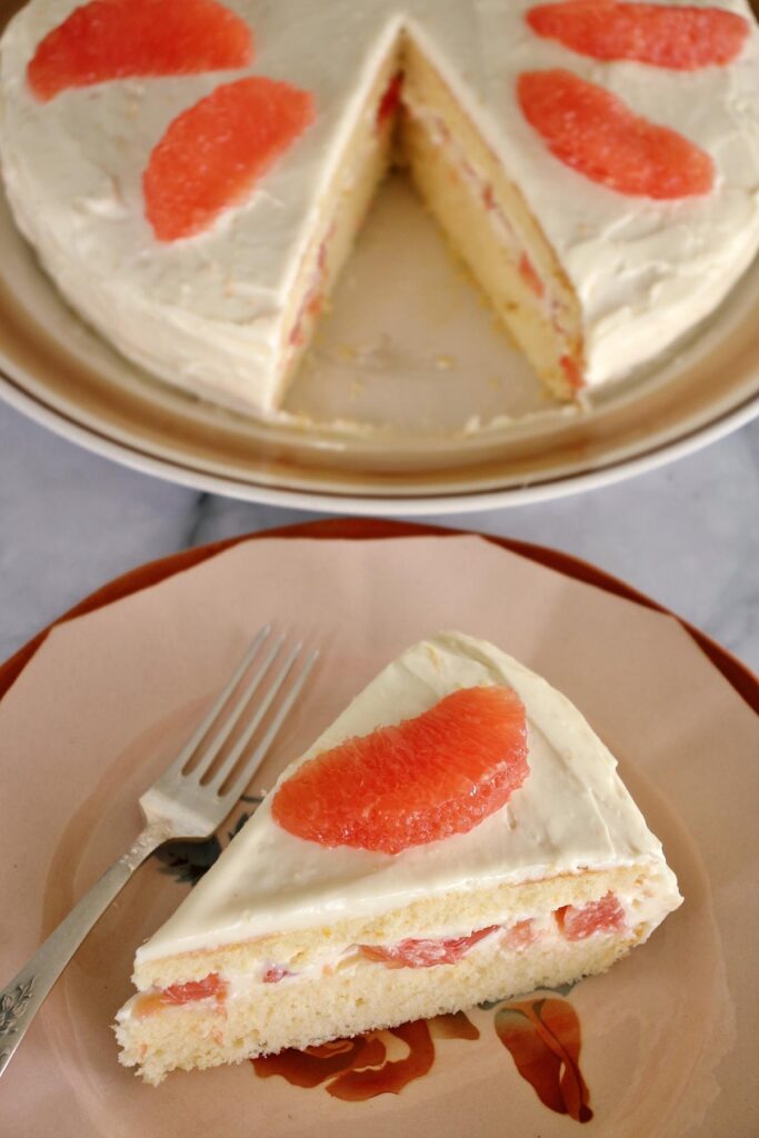 The Hollywood Brown Derby Grapefruit Cake Mission Food Adventure