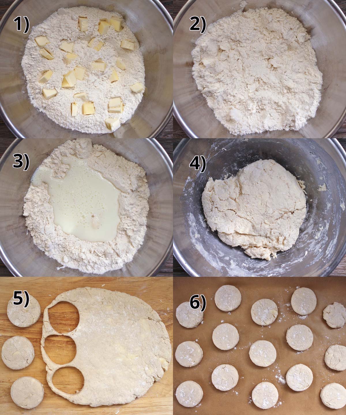 step by step photos of how to make afternoon tea scones