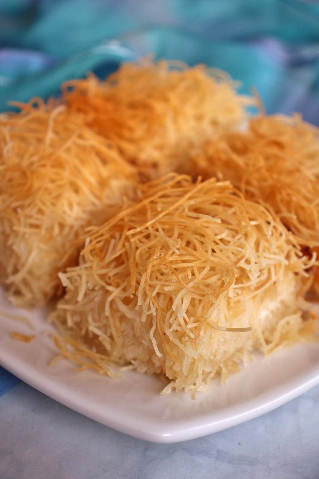 Kadaif or Kadayif (Cheese Kunafa Recipe) Mission Food Adventure