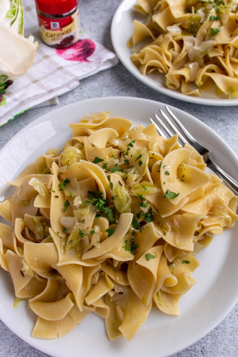 Krautfleckerl (Austrian Cabbage and Noodles) Mission Food Adventure