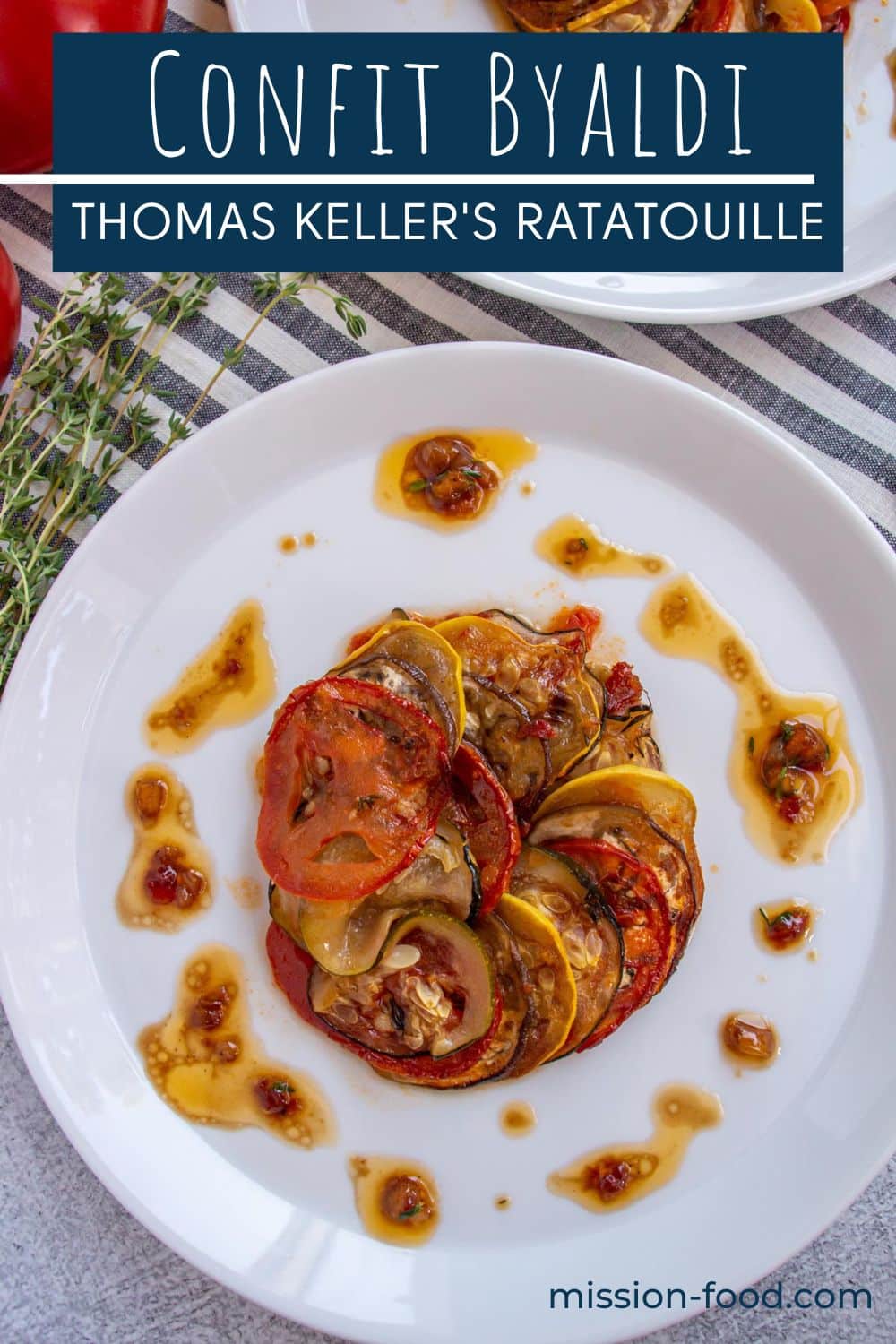 Confit Byaldi (Thomas Keller's Ratatouille) Mission Food Adventure