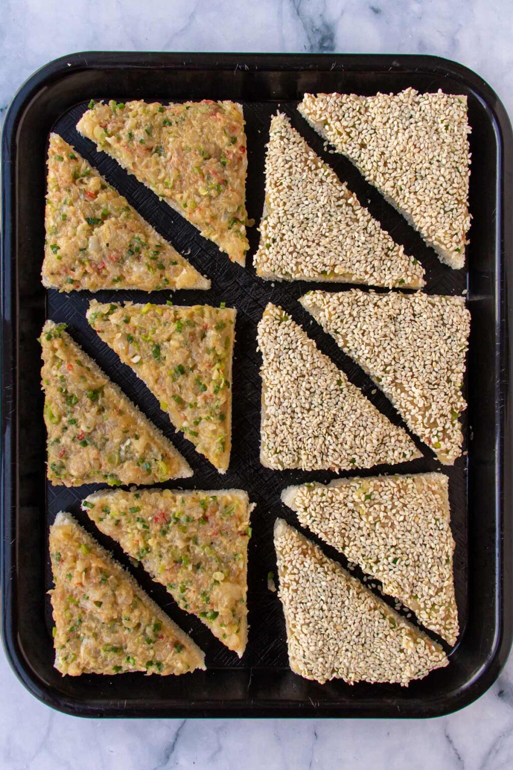Shrimp Toast (Haa Dō Si 蝦多士) - Mission Food Adventure
