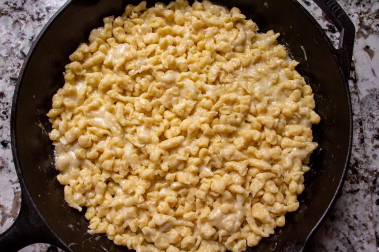 Kasnocken (Austrian Spaetzle with Cheese and Onions) - Mission Food ...