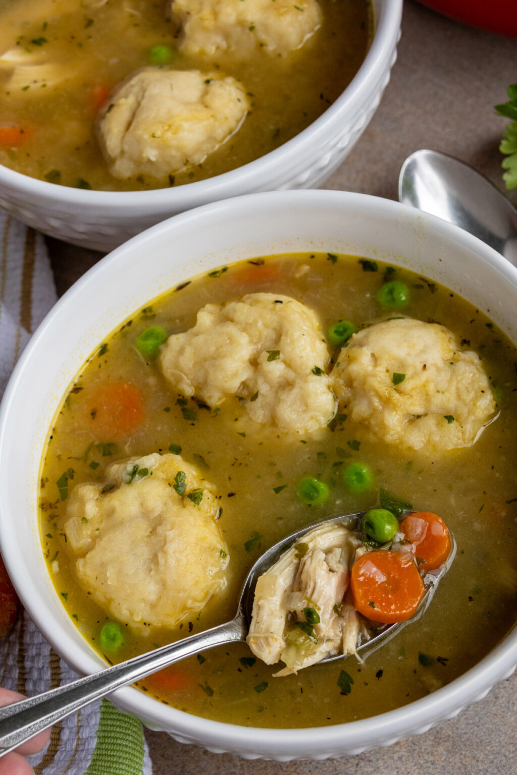 Healthy Chicken and Dumplings - Mission Food Adventure