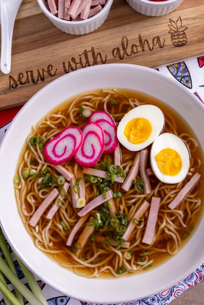 Saimin (Hawaiian Noodle Soup) Mission Food Adventure